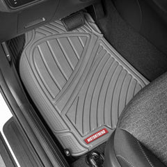 Motor Trend FlexTough front mat right side highlights trim-to-fit design.