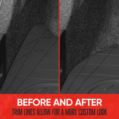 Motor Trend odorless polymer rubber liner stays flexible across seasons