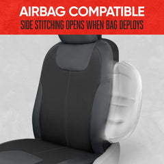 Motor Trend pet-friendly seat cover guards against fur and accidents on trips.