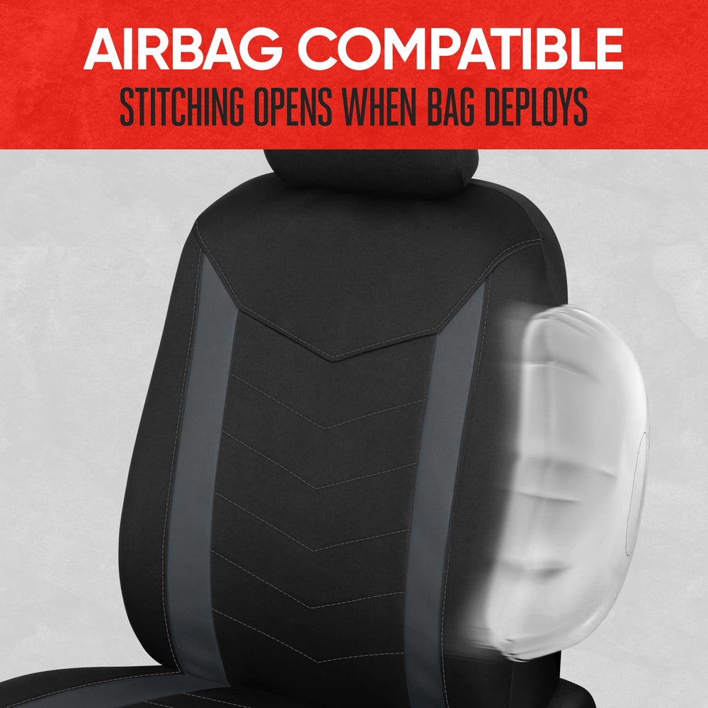 Family and pet-friendly protection with Motor Trend SpillGuard 2 front seat covers.