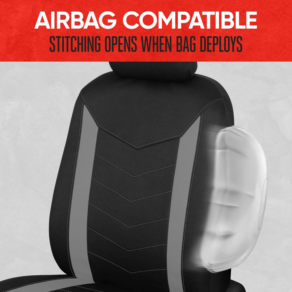 Motor Trend SpillGuard front-seat cover is easy to wipe clean for quick maintenance.