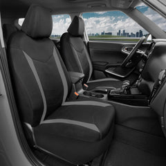 Motor Trend SpillGuard front-seat cover in light gray with neoprene provides protection and comfort.