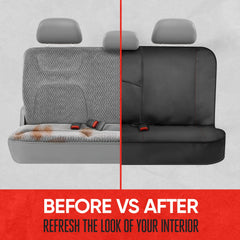 Motor Trend SpillGuard universal-fit back seat cover protects against spills in any vehicle