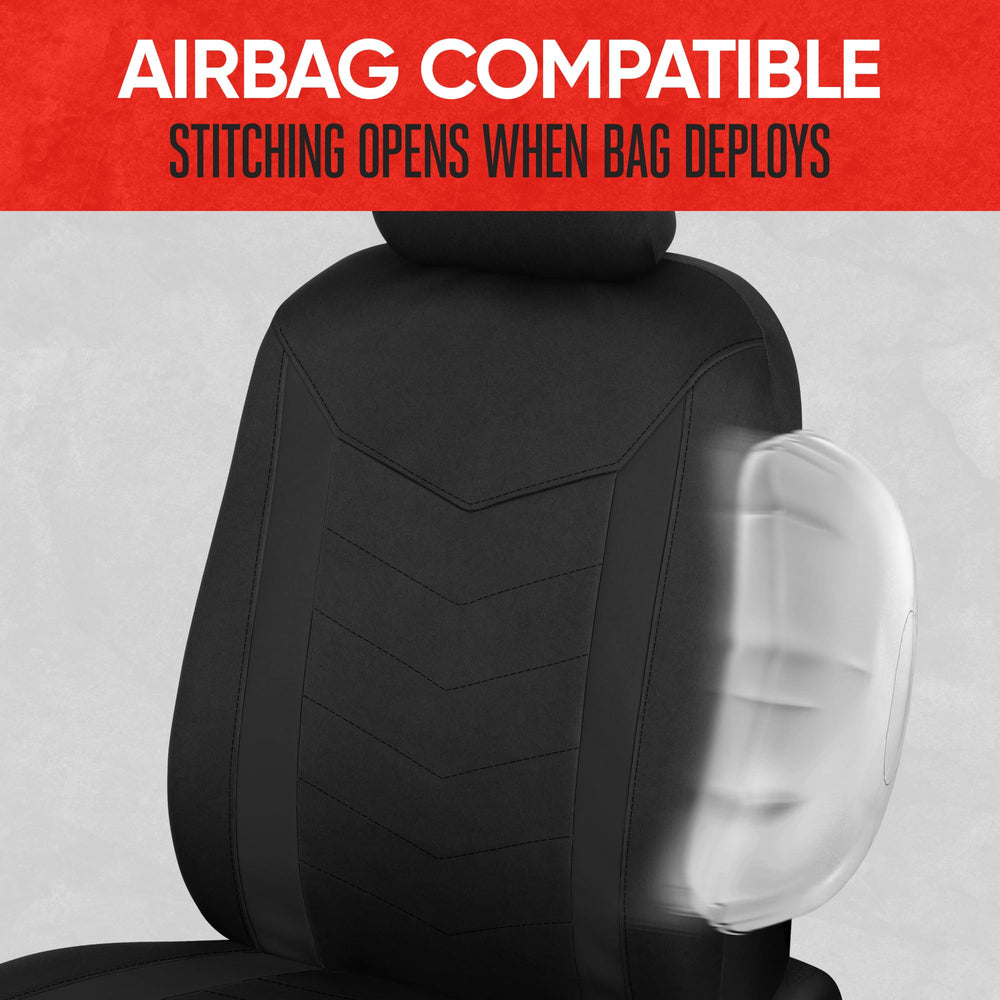 Motor Trend SpillGuard2 dirt and hair resistant seat cover in use