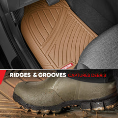 Motor Trend texture close-up shows durable polymerized latex resilience.