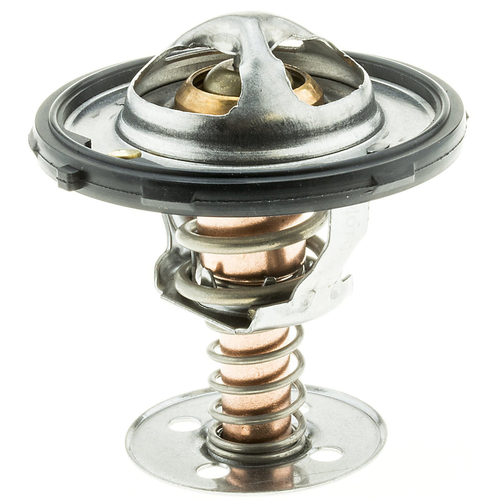 MotoRad 456-180 thermostat seal installed in engine bay for precise cooling control