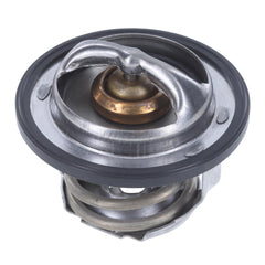MotoRad 461-180 engine coolant thermostat close-up shows rugged metal construction for durability.