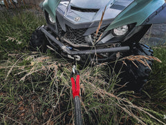 MotoAlliance Viper Midnight 4500lb winch installation hardware included.
