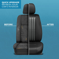 MotorBox easy-to-install over-seat design for quick interior upgrade.