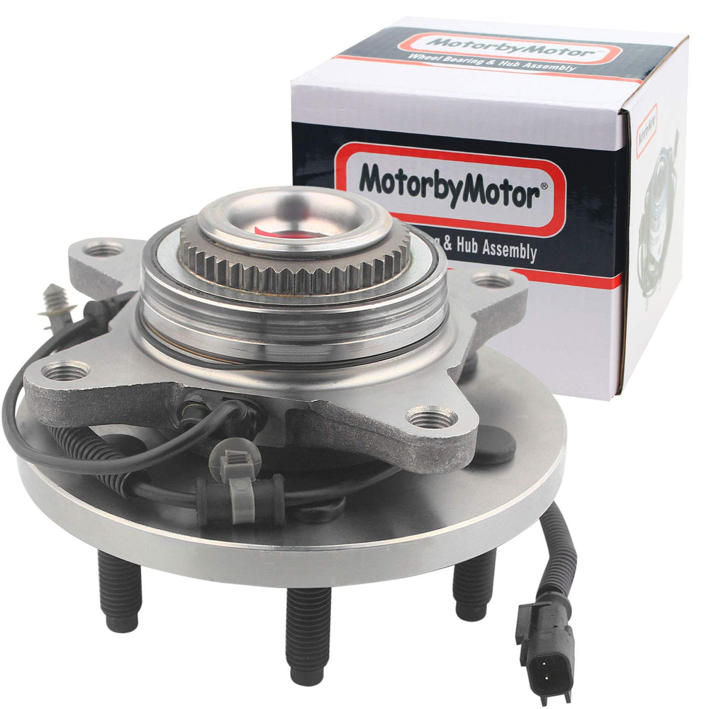 MotorbyMotor front wheel bearing hub assembly for Ford F-150 improves ride smoothness and stability.