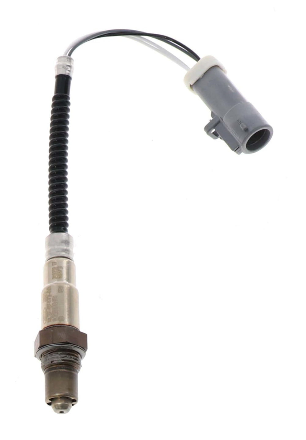 Motorcraft DY835 oxygen sensor front view showing direct-fit design for reliable engine management