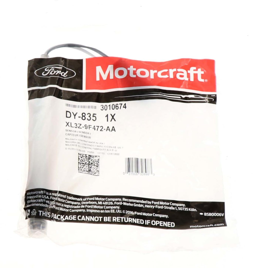 Motorcraft DY835 in engine bay demonstrates seamless integration with exhaust sensing