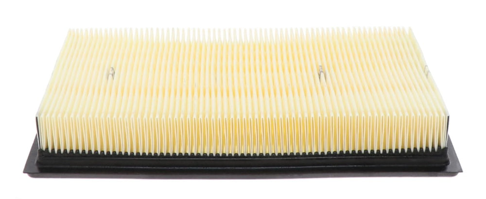 Motorcraft FA1884 filter media close-up shows filtration material resisting moisture and oil exposure.