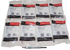 Motorcraft glow plug set with ZD11 to ZD30 for dependable diesel starts.