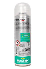 Motorex 622 Offroad Spray packaging shows refillable option for easy re-use.