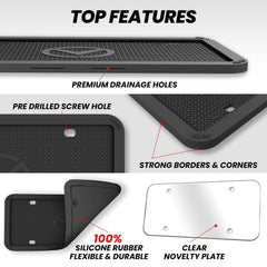 Patented MotorFi design adds premium look to license plates