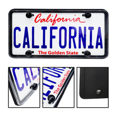 Weather-resistant MotorFi license plate protector blocks elements