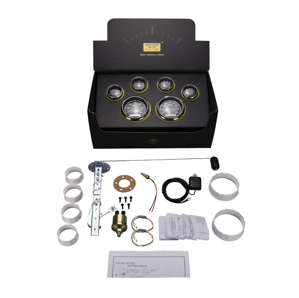 Motor Meter Racing W PRO oil pressure gauge detects lubrication changes during heavy use