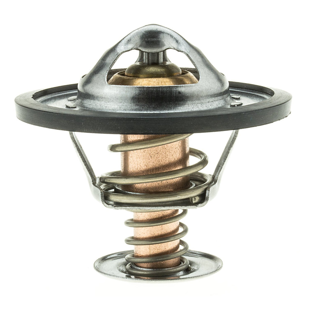 MotoRad 2065-160 thermostat front view highlights higher coolant flow for reliable cooling.