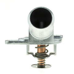MotoRad 379-160 thermostat side view highlighting compact design for easy fitment