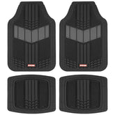 MotorTrend DualFlex all-weather front mats with a two-tone design for a precise trim-to-fit fit