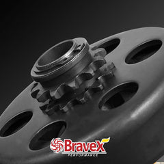 3/16 key way compatible Motovecor clutch for secure fit