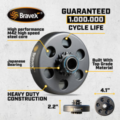 Motovecor clutch kit includes two set screws for secure mounting
