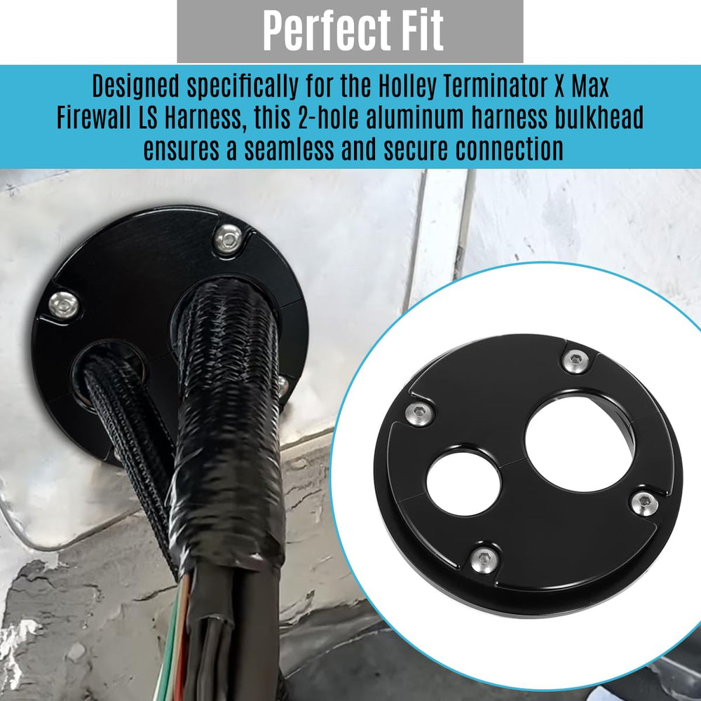 MOTOQUEEN firewall bracket split-grommet open enabling easy installation.