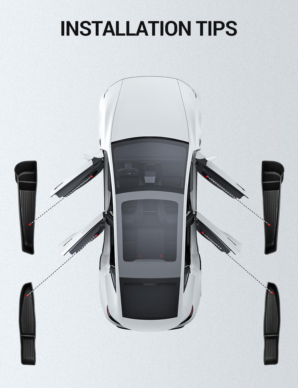 Motrobe Model Y Juniper color-matched fit blends seamlessly with the interior