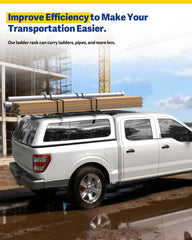Mountainpeak 500 lb capacity rack supports heavy gear on the go.