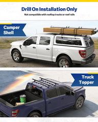 Mountainpeak kayak and ladder mounting ready for secure outdoor adventures.