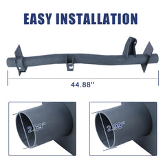Mountainpeak rear-frame repair crossmember supporting Silverado and Sierra frames.