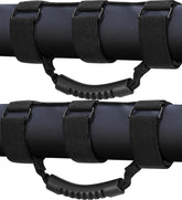moveland grab handle set on Jeep Wrangler for secure grip during off-road use