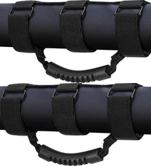 moveland grab handle set on Jeep Wrangler for secure grip during off-road use