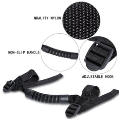 Moveland weather-resistant nylon material close-up