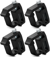 Moveland heavy-duty camper clamps pack, secure off-bed mounting without drilling for a stable truck top setup.