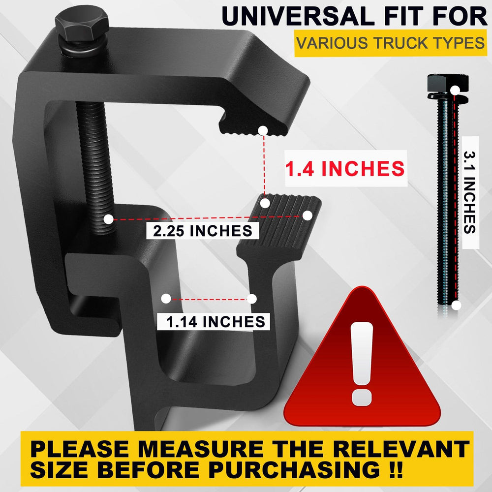 Moveland truck cap clamps built from aluminum offer durability in harsh conditions