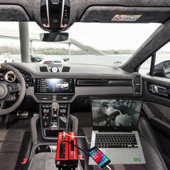 MOVFFGGRM in car setup ready for camping or road trips.