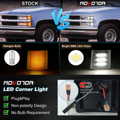 MOVOTOR plug-and-play installation for quick front corner light upgrade.