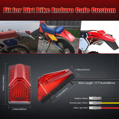 MOVOTOR LED tail light screws included for quick, secure mounting.