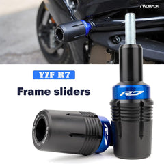MOWOK Yamaha R7 frame slider front right guards crankcase during lean turns