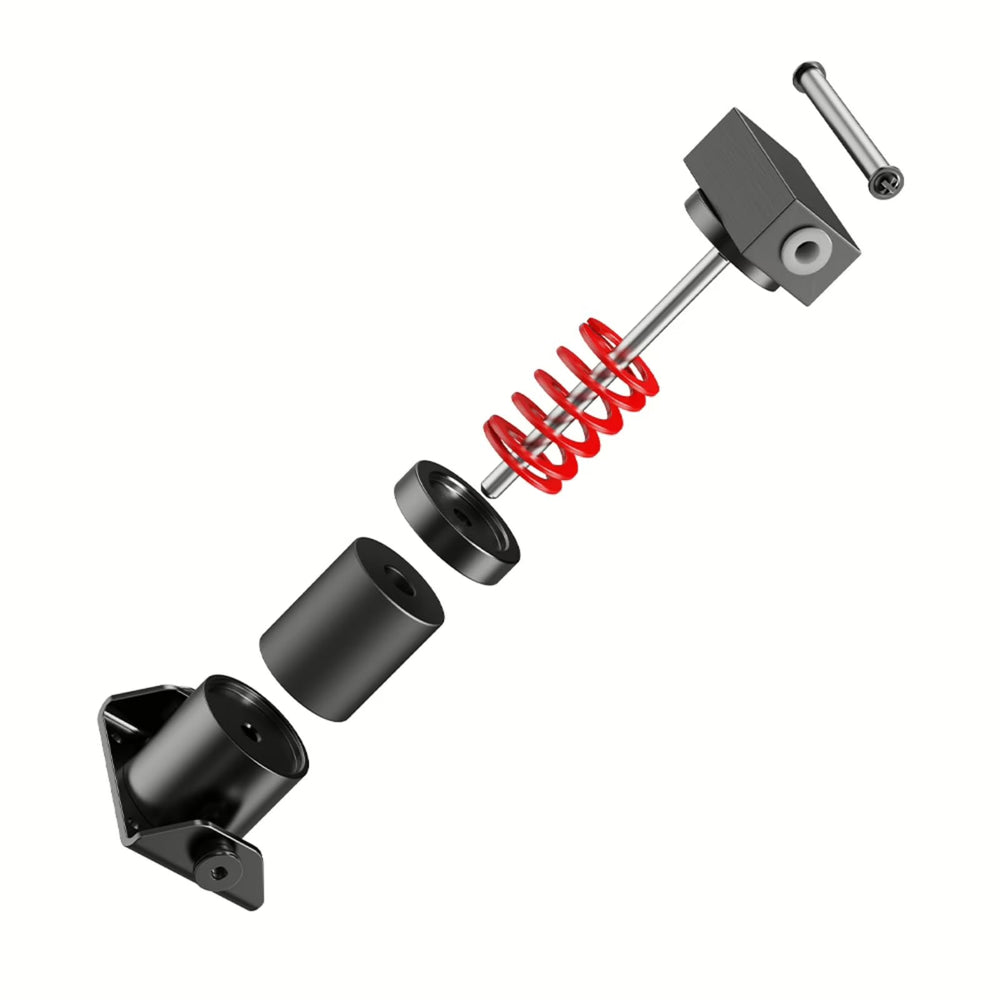 MOZA Racing SR-P Lite brake pedal installed on cockpit enabling precise braking feedback.
