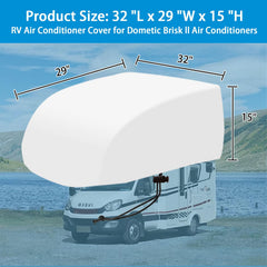 MQLD RV AC cover blocks leaves and animal debris for cleaner unit