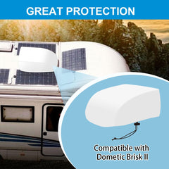 MQLD RV AC cover windproof design stays secure in windy conditions