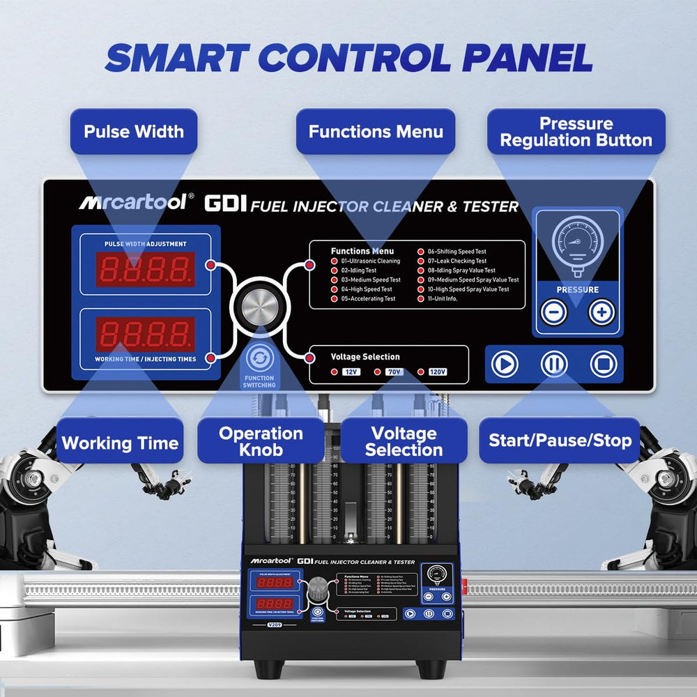 MR CARTOOL V209 compatibility with standard and GDI EFI FSI injectors