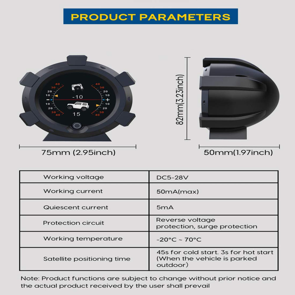 MR CARTOOL X95 over-speed alarm helps maintain awareness during fast stretches