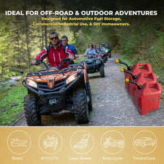 Mr. Yellow Cap old-style Blitz spout with easy-pour design for camping gear
