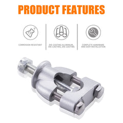 MRELC die-cast aluminum construction offers lightweight durability for riders.