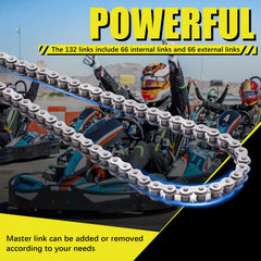 MRELC chain mounted on a go-kart to show upgrade potential