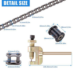MRELC mini-bike tensioner ensures constant chain tension for smoother riding.